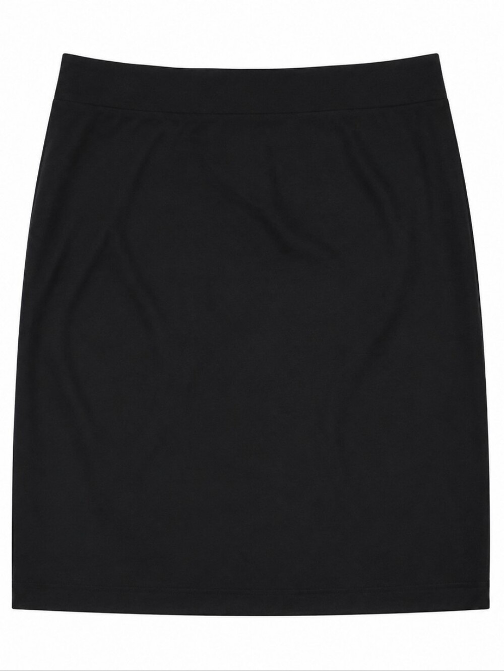 Eileen Fisher Black Tailored Pencil Skirt